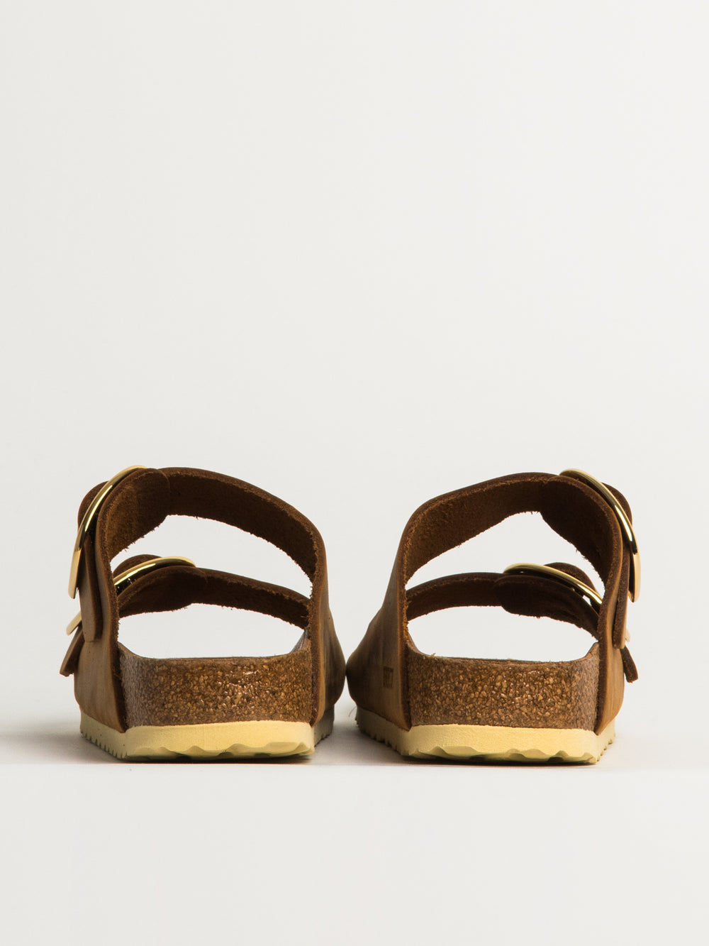 WOMENS BIRKENSTOCK ARIZONA BIG BUCKLE OILED LEATHER SANDALS
