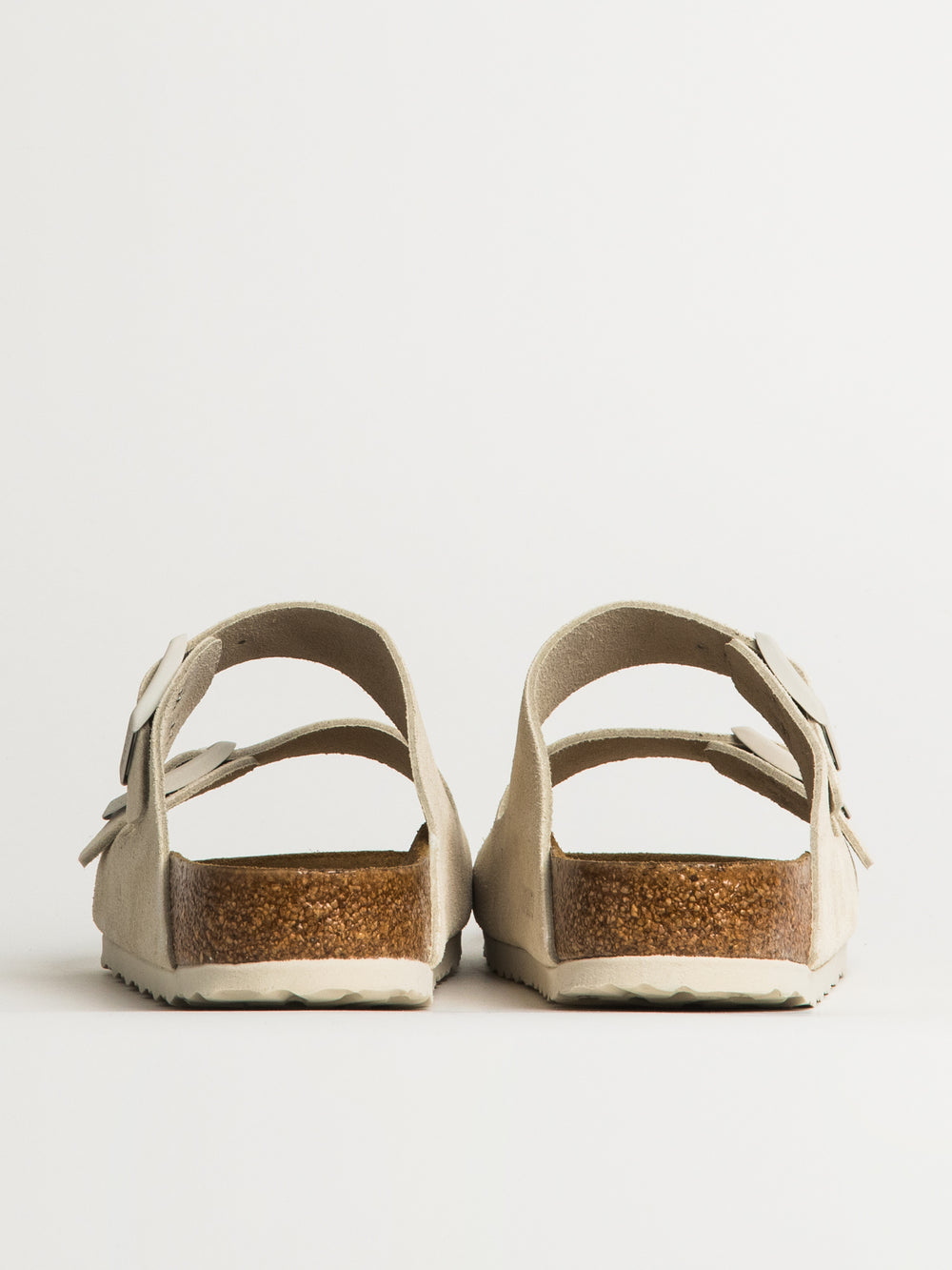 WOMENS BIRKENSTOCK ARIZONA SOFT FOOTBED SUEDE SANDALS