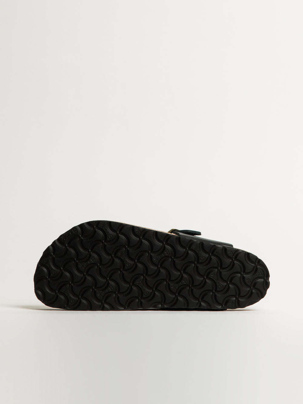 WOMENS BIRKENSTOCK GIZEH FLOWER LEATHER SANDALS - BLACK