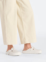 WOMENS BIRKENSTOCK BOSTON EVA CLOG - EGGSHELL