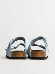 WOMENS BIRKENSTOCK ARIZONA SUEDE SANDALS - BABY BLUE