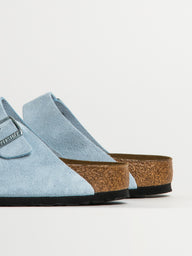 WOMENS BIRKENSTOCK ARIZONA SUEDE SANDALS - BABY BLUE