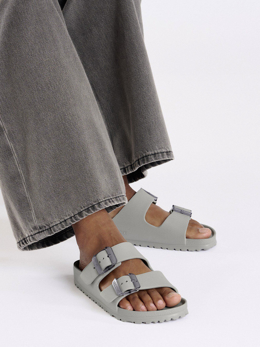 WOMENS BIRKENSTOCK ARIZONA STEALTH EVA SANDALS - COIN