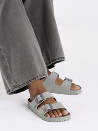 WOMENS BIRKENSTOCK ARIZONA STEALTH EVA SANDALS - COIN