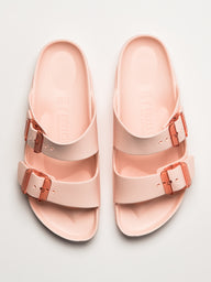 WOMENS BIRKENSTOCK ARIZONA STEALTH EVA SANDALS - LIGHT ROSE