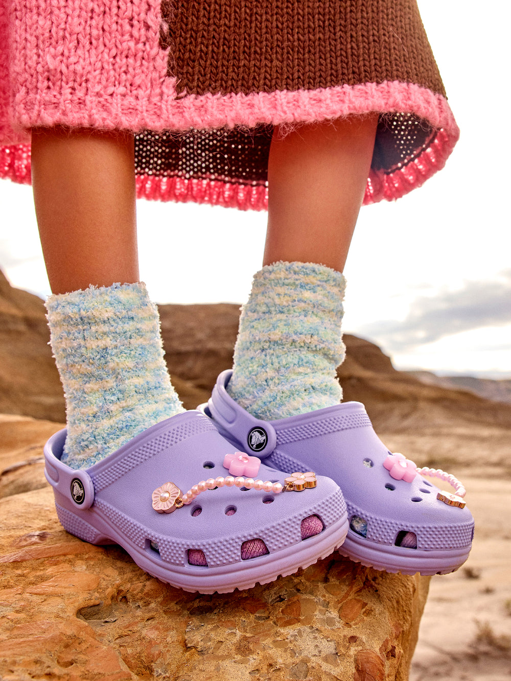 KIDS CROCS CLASSIC CLOG - MYSTIC PURPLE