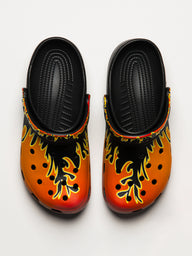 MENS CROCS CLASSIC CLOG - FLAMES