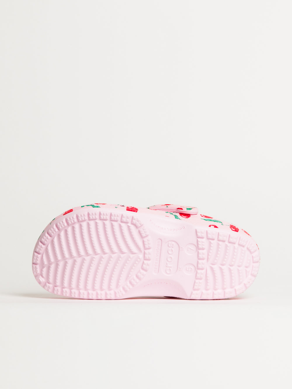 WOMENS CROCS CLASSIC FRESH FRUITS CLOG - ROSE