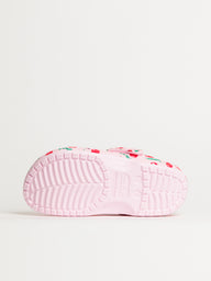 WOMENS CROCS CLASSIC FRESH FRUITS CLOG - ROSE