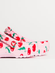 WOMENS CROCS CLASSIC FRESH FRUITS CLOG - ROSE