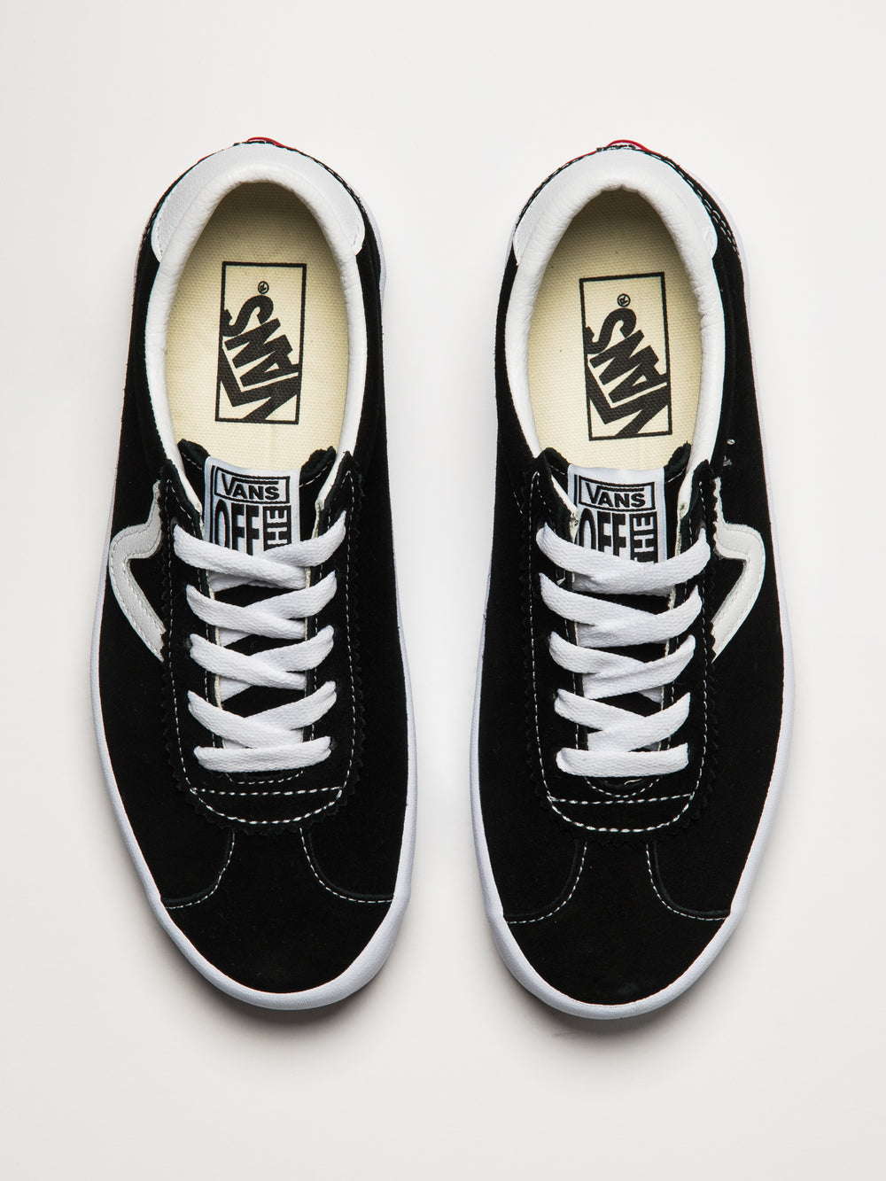 WOMENS VANS SPORT LO SNEAKER - BLACK/WHITE